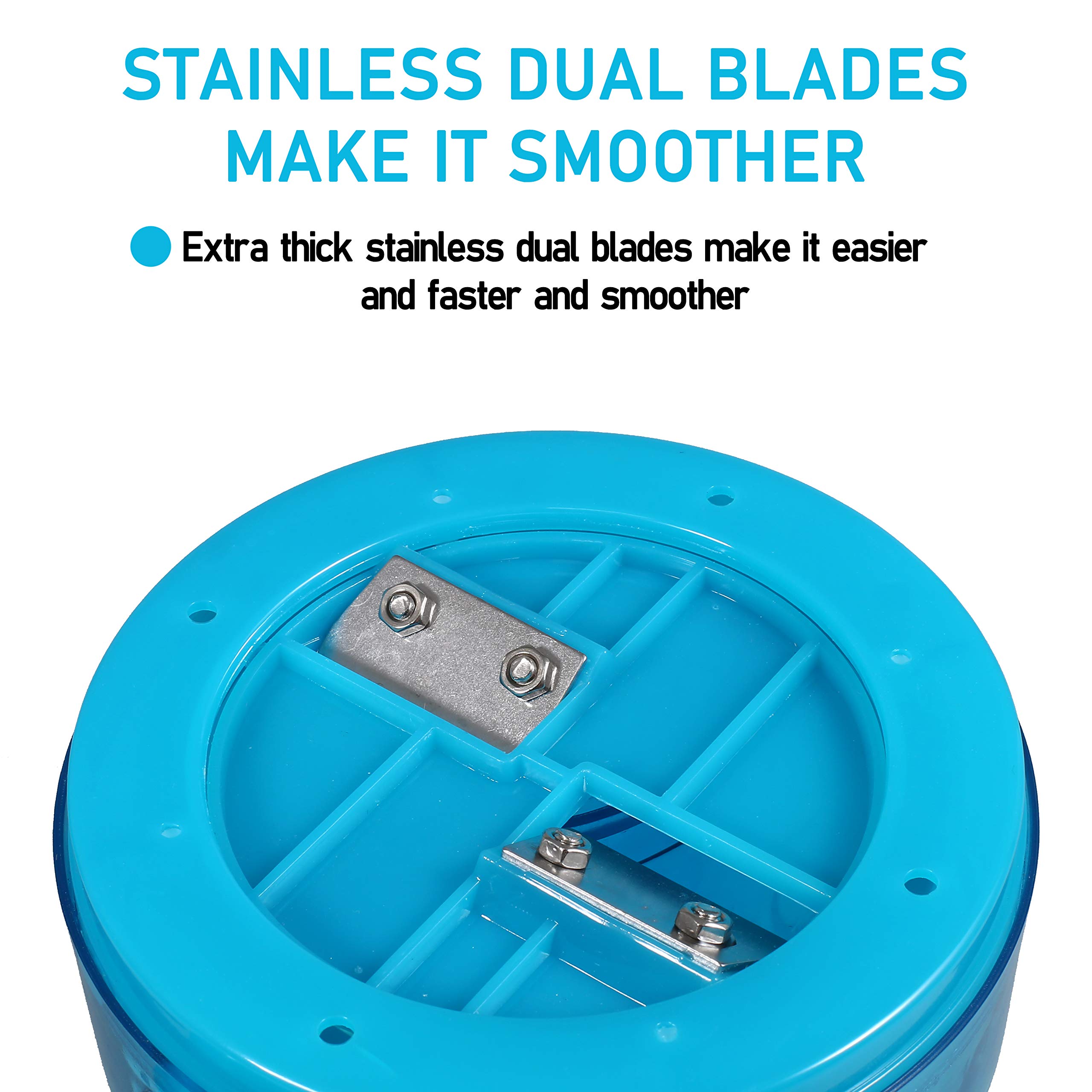 Premium Manual Ice Shaver & Snow Cone Maker - Portable BPA Free Shaved Ice Machine with Ice Cube Trays for Home, Parties & Summer Treats