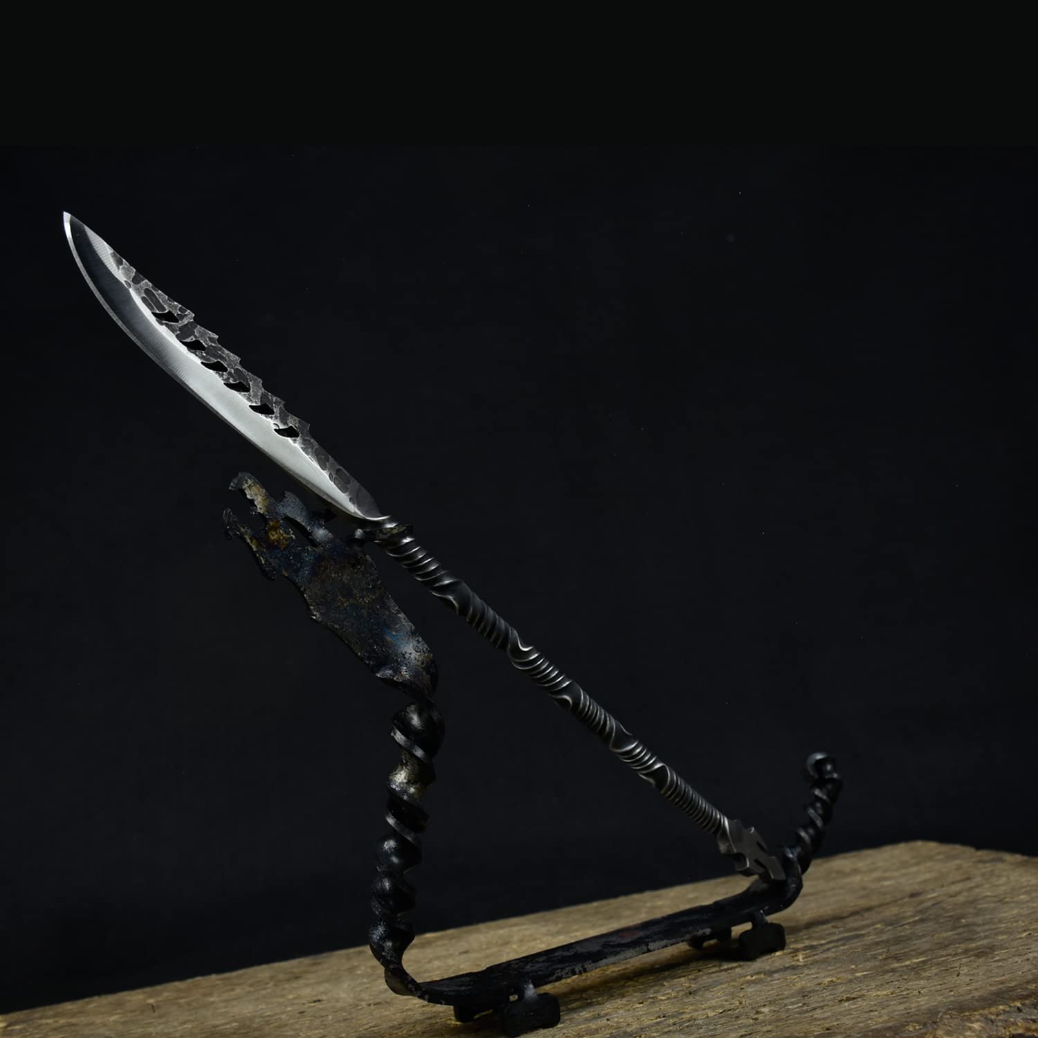 Premium Stainless Steel Guan Gong Knife - Portable, Sharp Collectible Tea Set Accessory for Home Decor, Camping & Outdoor Adventures