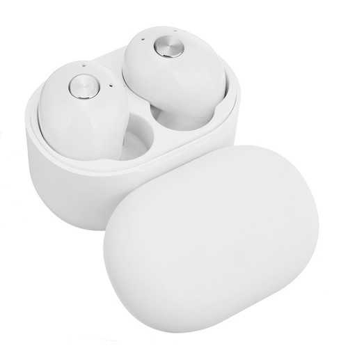 Wireless Bluetooth 4.2 TWS Earbuds with Stereo Bass & Built-in Mic - Perfect for Gym, Running & Commuting