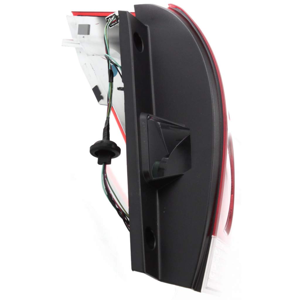 2007-2009 Nissan Quest Passenger Side Tail Light Assembly with Bulbs - Replacement for NI2801167 | Perfect for Night Driving & Enhanced Vehicle Safety