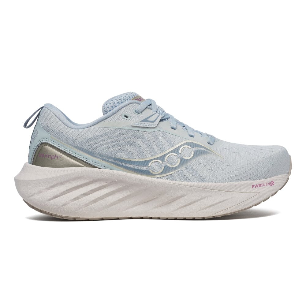 Saucony Women's Triumph 22 Running Shoes - Lightweight Cushioned for Long Distance & Marathon Training - Perfect for Road Running, Gym Workouts & Daily Jogging