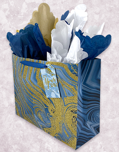 Premium Blue Agate Gemstone Gift Bags - Elegant Handmade Jewelry Pouches for Necklaces, Rings & Bracelets - Perfect for Birthdays, Weddings & Special Occasions