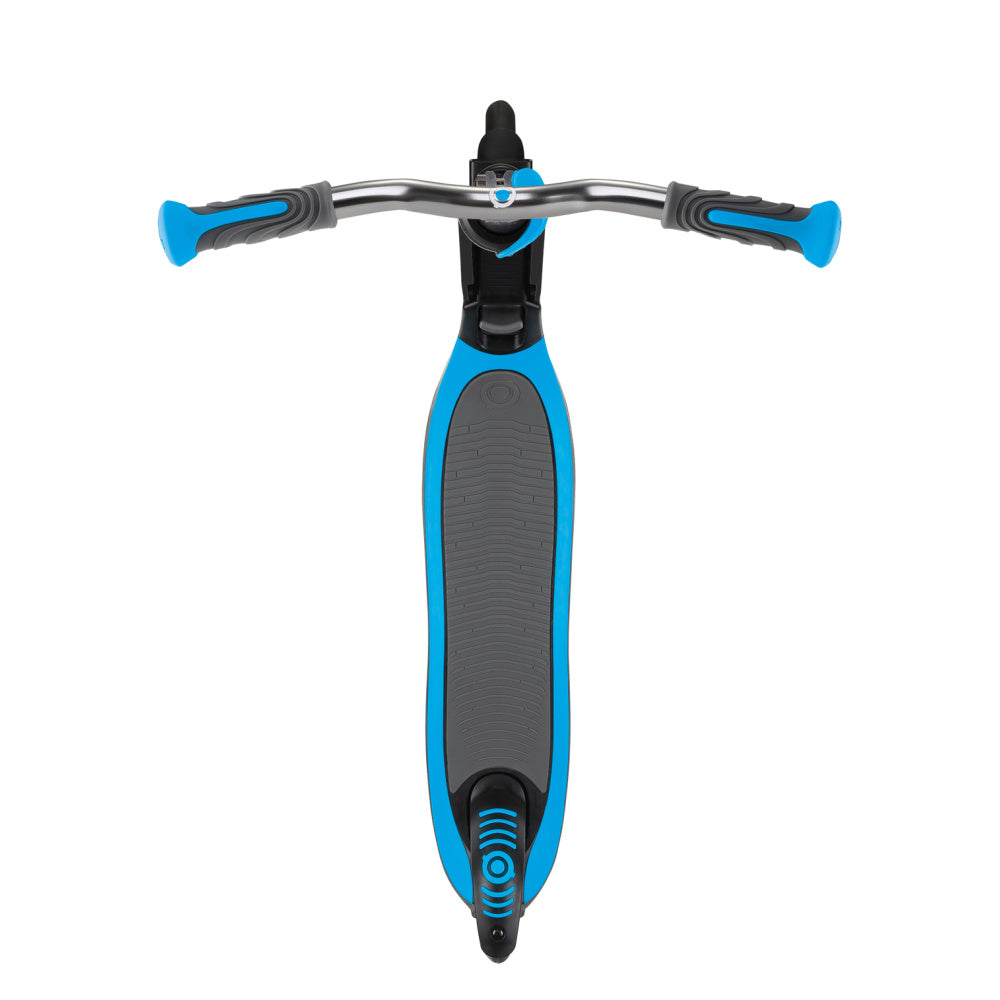 Globber Foldable Flow 125mm Kick Scooter for Kids & Adults - Lightweight, Portable & Adjustable Height - Perfect for Commuting, Urban Travel & Outdoor Fun