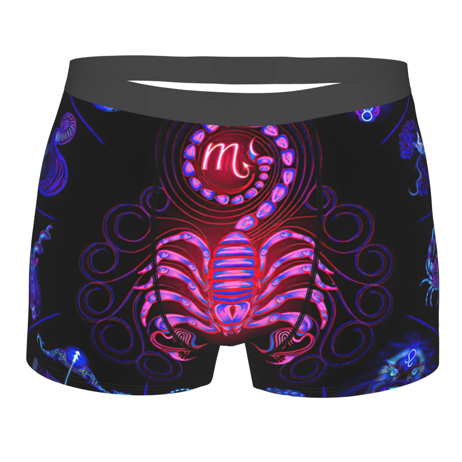 **Men's Boxer Briefs - Soft, Comfortable & Breathable Underwear with Stylish Prints - Perfect for Everyday Wear, Workouts & Lounging**