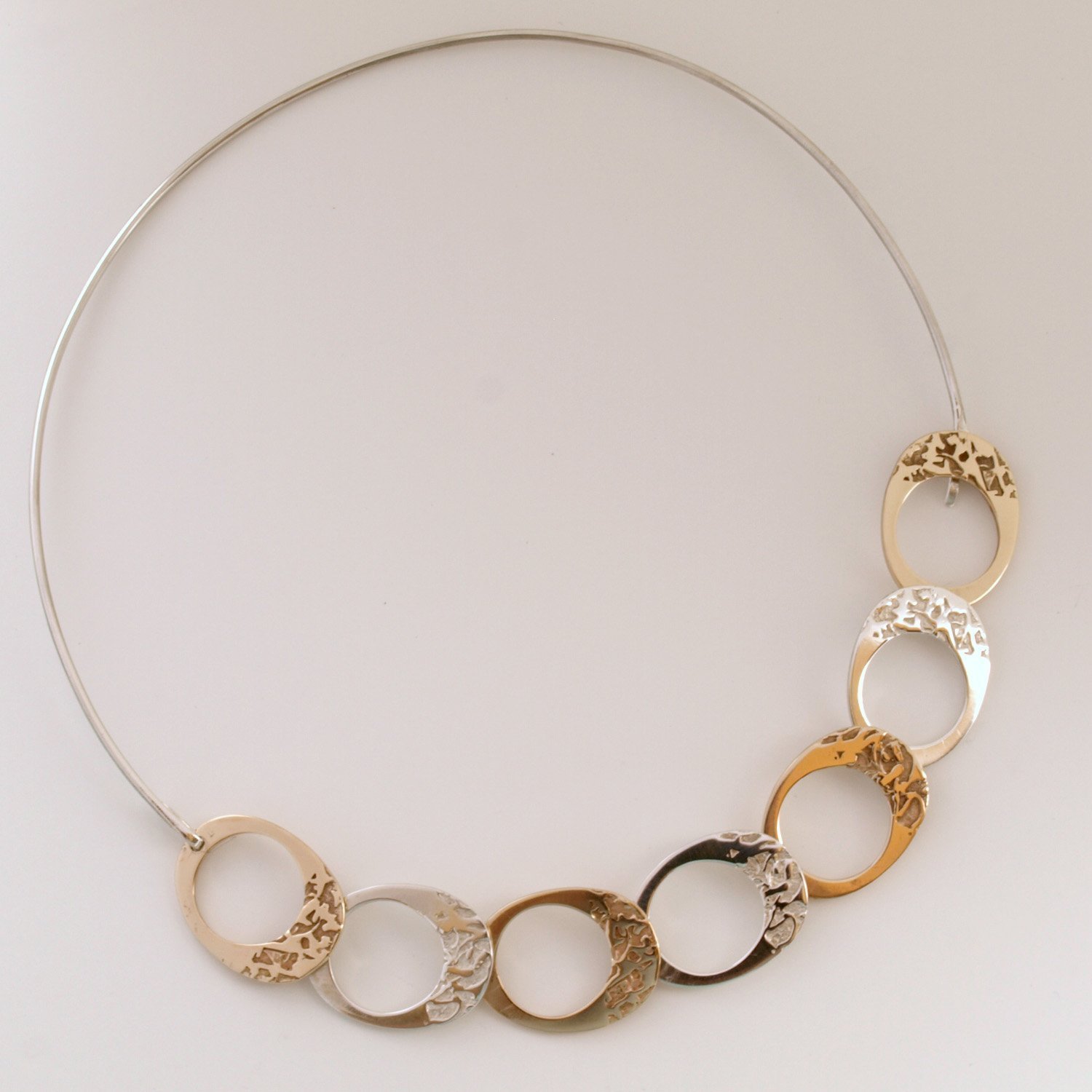 Elegant Sterling Silver & Bronze Egg Necklace - Perfect for Easter Gifts, Birthdays & Everyday Jewelry
