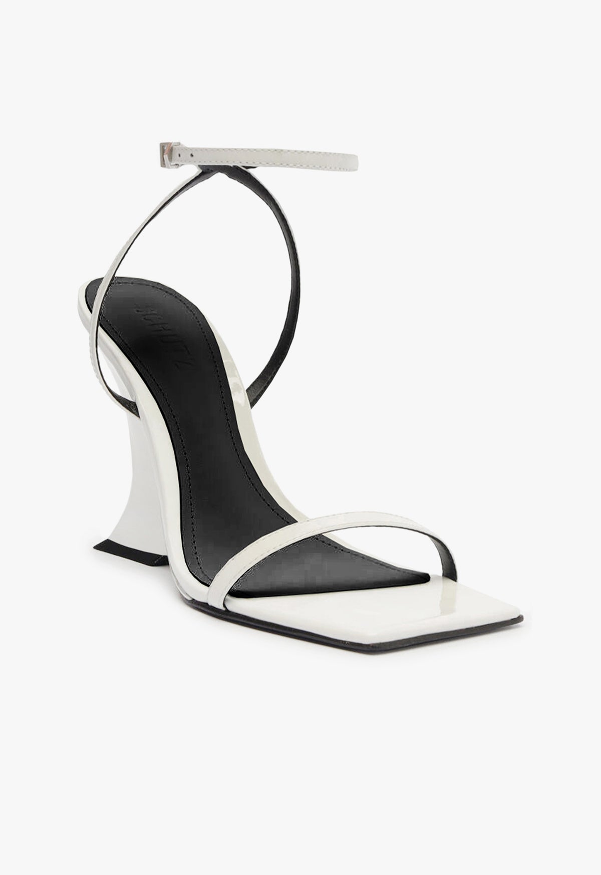Siena Women's Patent Leather Sandals with High Heel - Fashionable Dress Shoes for Parties, Weddings & Evening Events