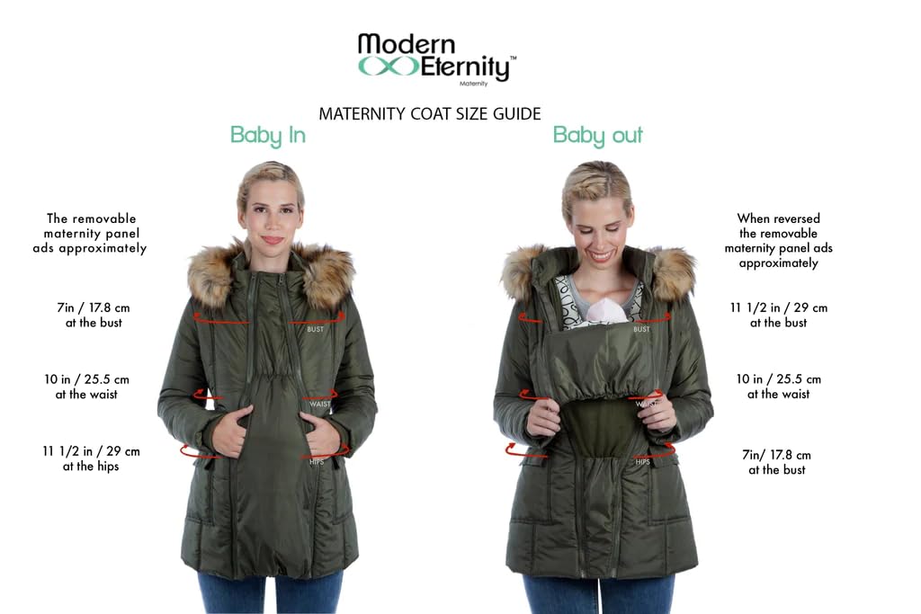 Maternity Coat Down Filled Parka with 3-in-1 Technology | Sara | Perfect for Winter Pregnancy and Outdoor Adventures
