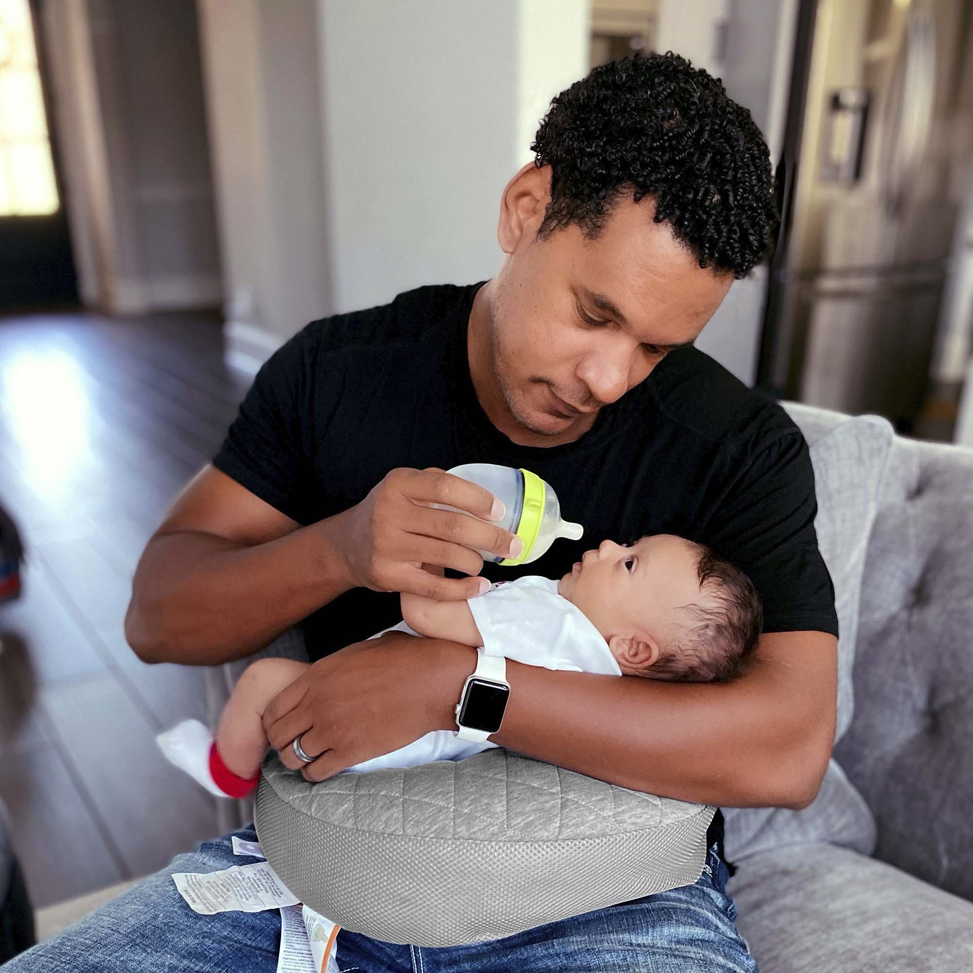 Boppy Anywhere® Nursing Pillow - Comfortable Breastfeeding Support for New Moms - Perfect for Home, Travel & On-the-Go Nursing