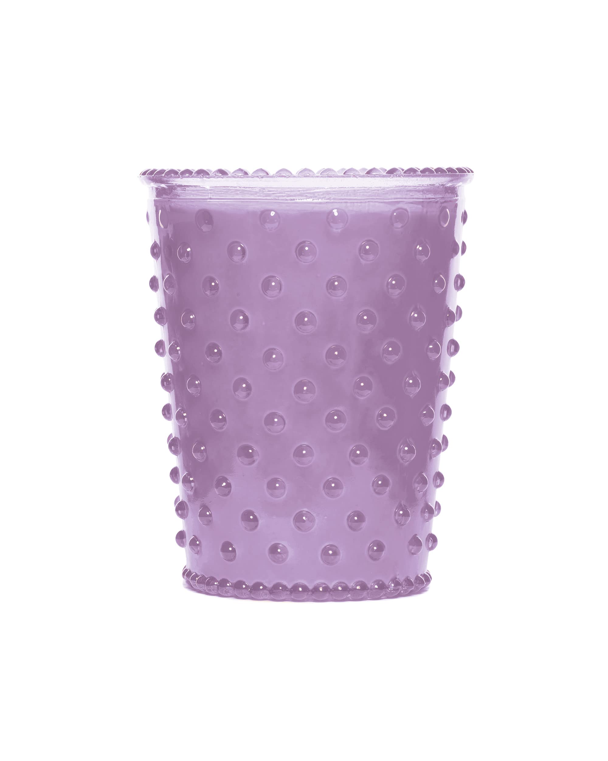 Simpatico Rhubarb & Rose Scented Hobnail Candle - Handmade Soy Wax Aromatherapy Candle for Home Decor, Relaxation & Romantic Ambiance