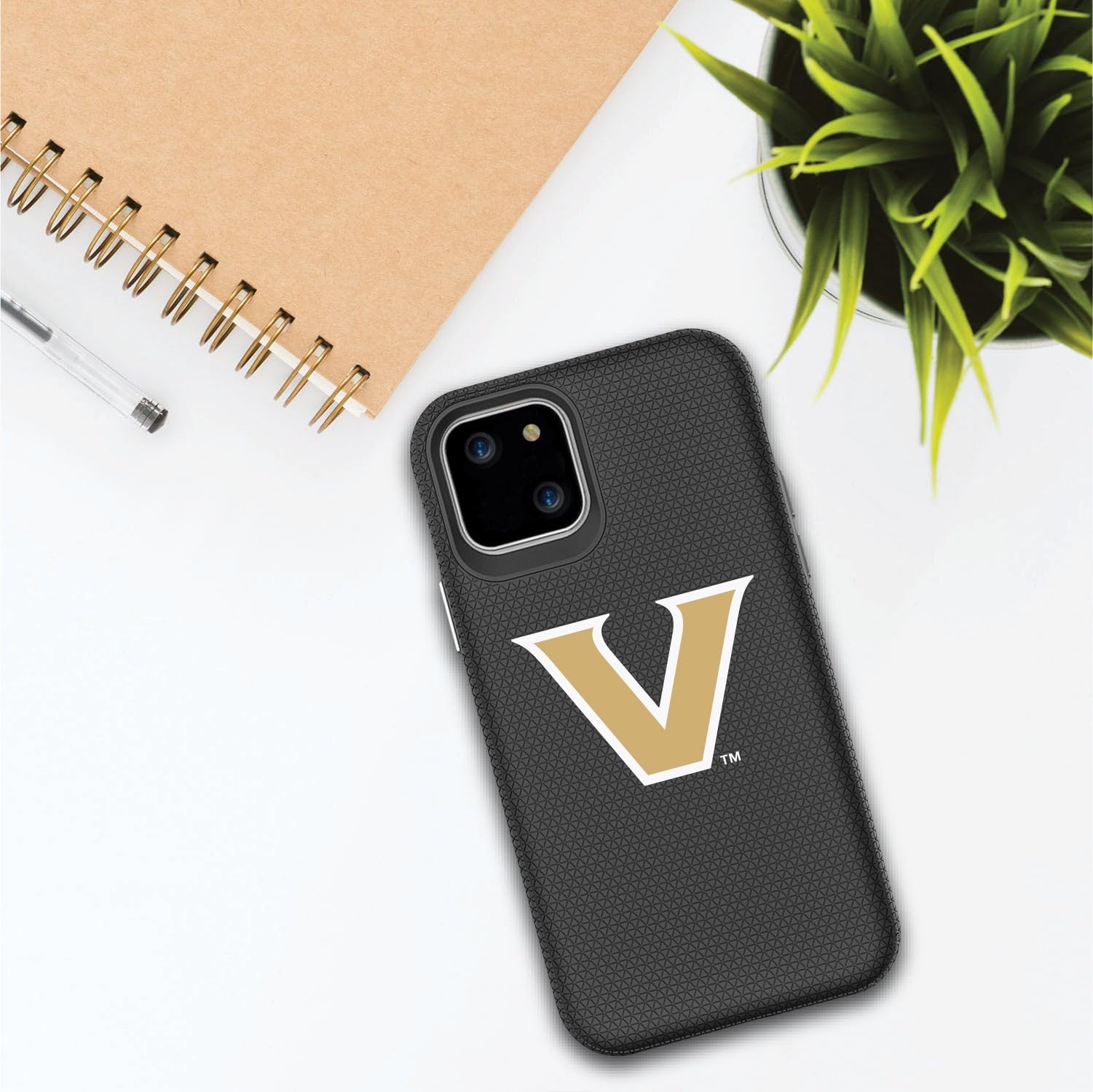 OTM Essentials Durable Tough Shell Phone Case for iPhone Xs Max - Vanderbilt University Design - Perfect for Campus Life, Travel & Everyday Protection