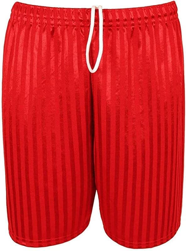 Unisex Striped PE Athletic Shorts with Drawstring for Men & Women - Comfortable Summer Sports Shorts for Gym, Cycling, Football - Sizes S-2XL - Perfect for Indoor & Outdoor Workouts, Running, and Casual Wear