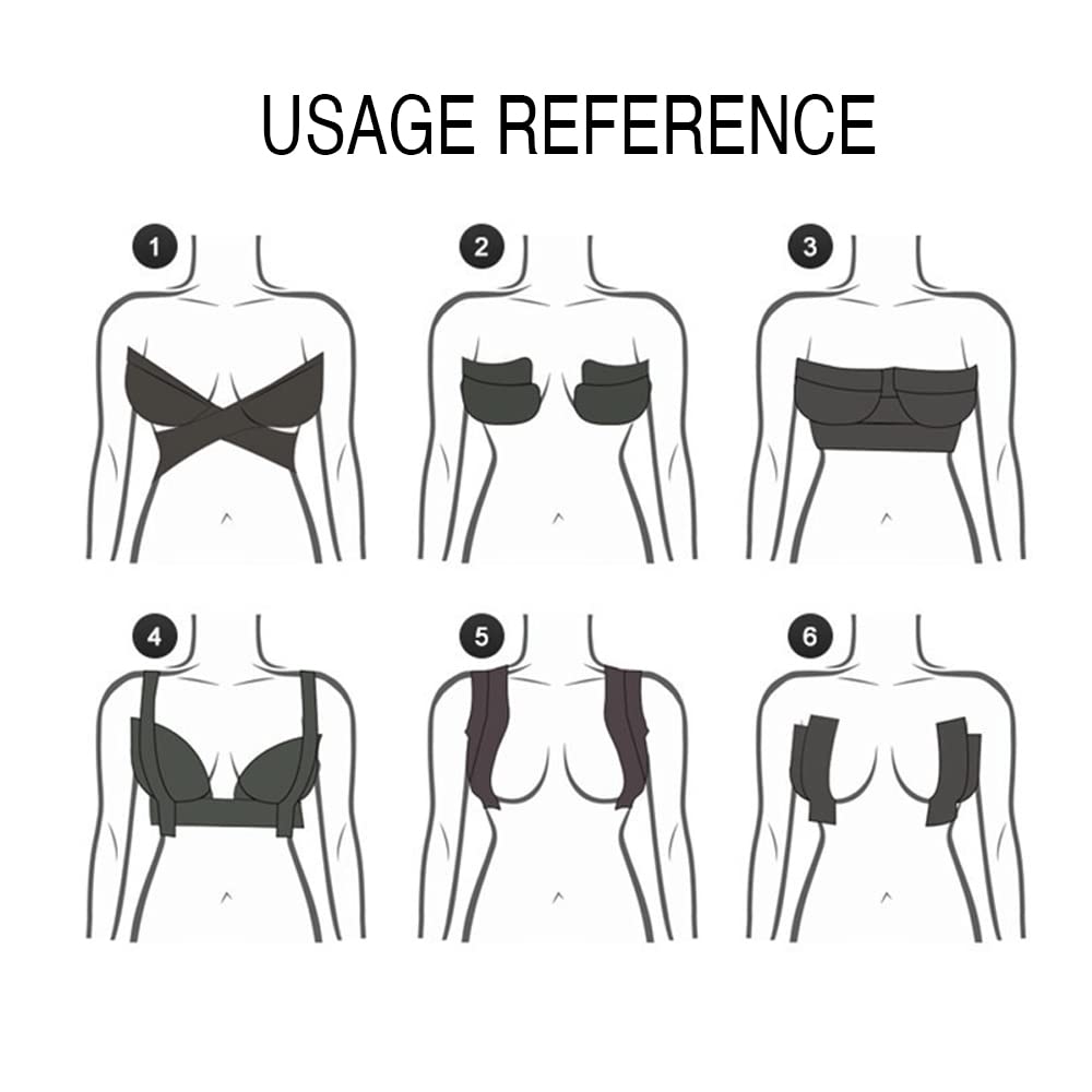 Boob Tape for Breast Lift - Sweat-Proof & Skin-Friendly Medical Grade Adhesive - Breast Support Tape for Large Bust - Perfect for Backless Dresses, Swimsuits & Special Occasions