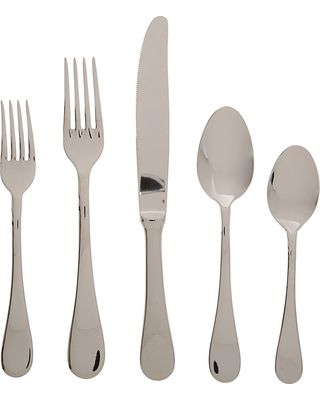 Brescia 5-Piece Dinnerware Set - Elegant Porcelain Plates, Bowls & Cups for Formal Dining, Casual Meals & Entertaining