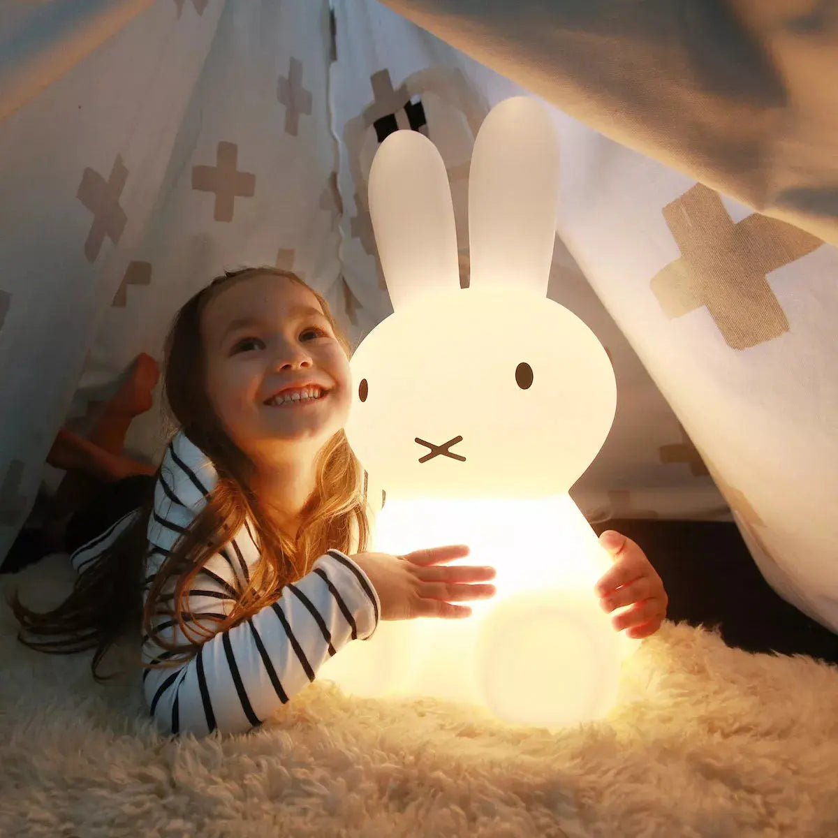 Miffy Star Light Projector - Cute Bunny Night Light for Kids Nursery, Bedroom & Relaxation - Perfect for Sleep Aid, Baby Shower Gifts & Home Decor