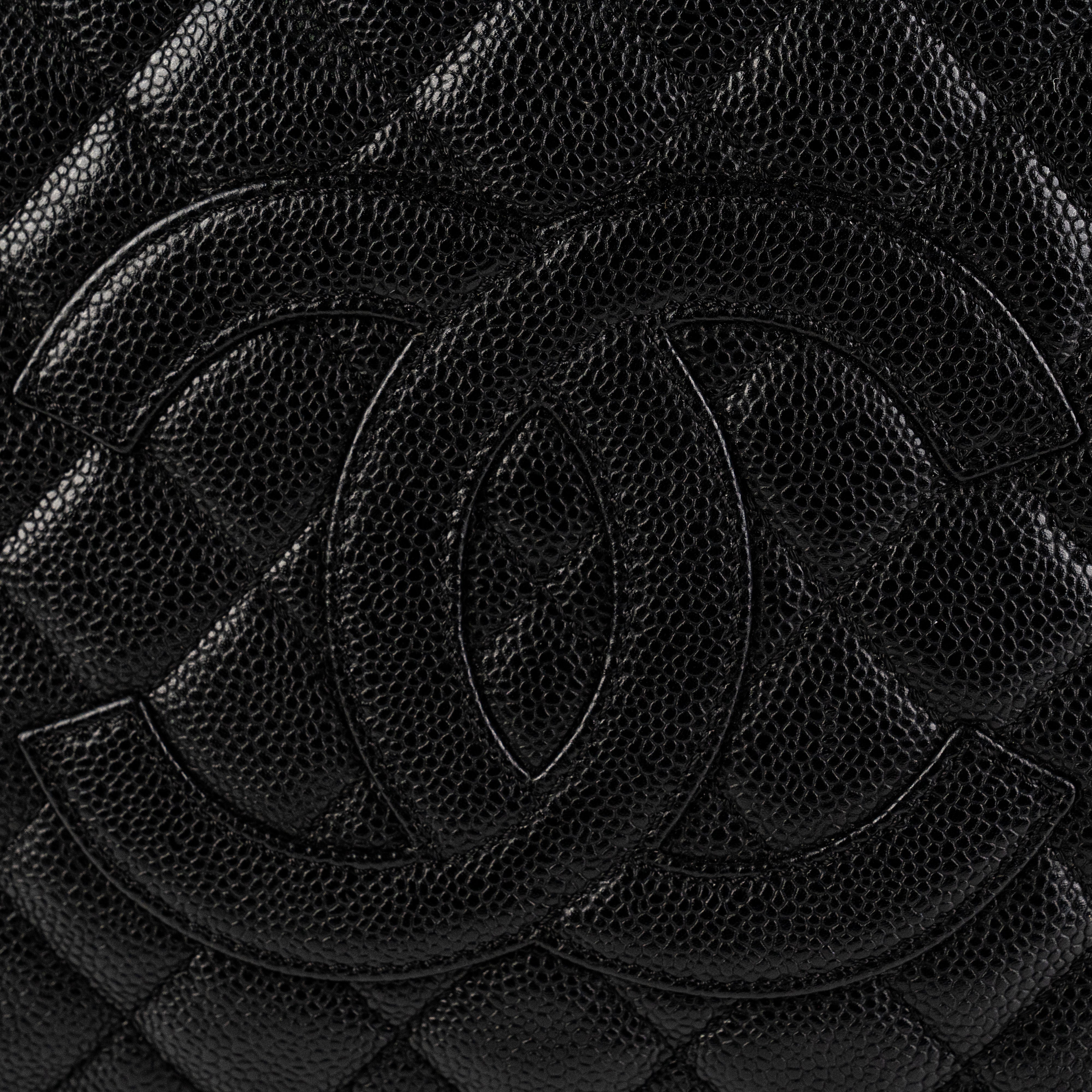Chanel Caviar Quilted Leather Grand Shopping Tote Bag Black - Luxury Designer Handbag for Women, Perfect for Work, Travel & Everyday Use