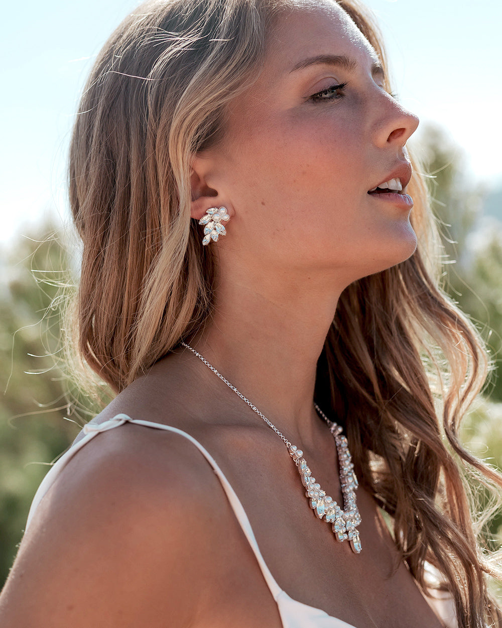 Gwyneth Jewelry Set - Elegant Necklace & Earrings for Women | Perfect for Weddings, Parties & Date Nights | 925 Sterling Silver Fashion Jewelry Gift Set