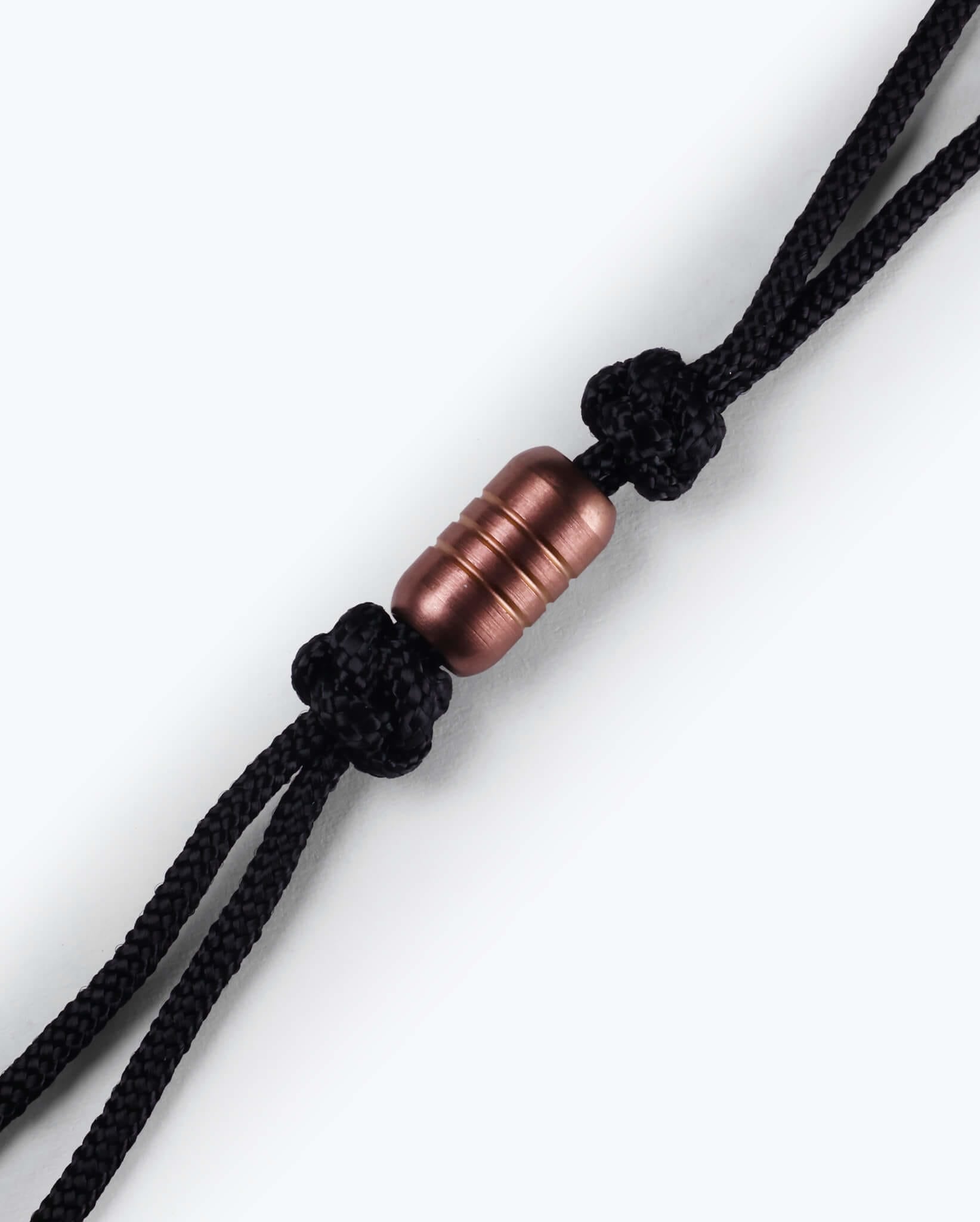 Premium Stainless Steel Bead Lanyard with Rose Gold PVD Coating - Durable & Stylish for ID Badges, Keys, and Event Accessories