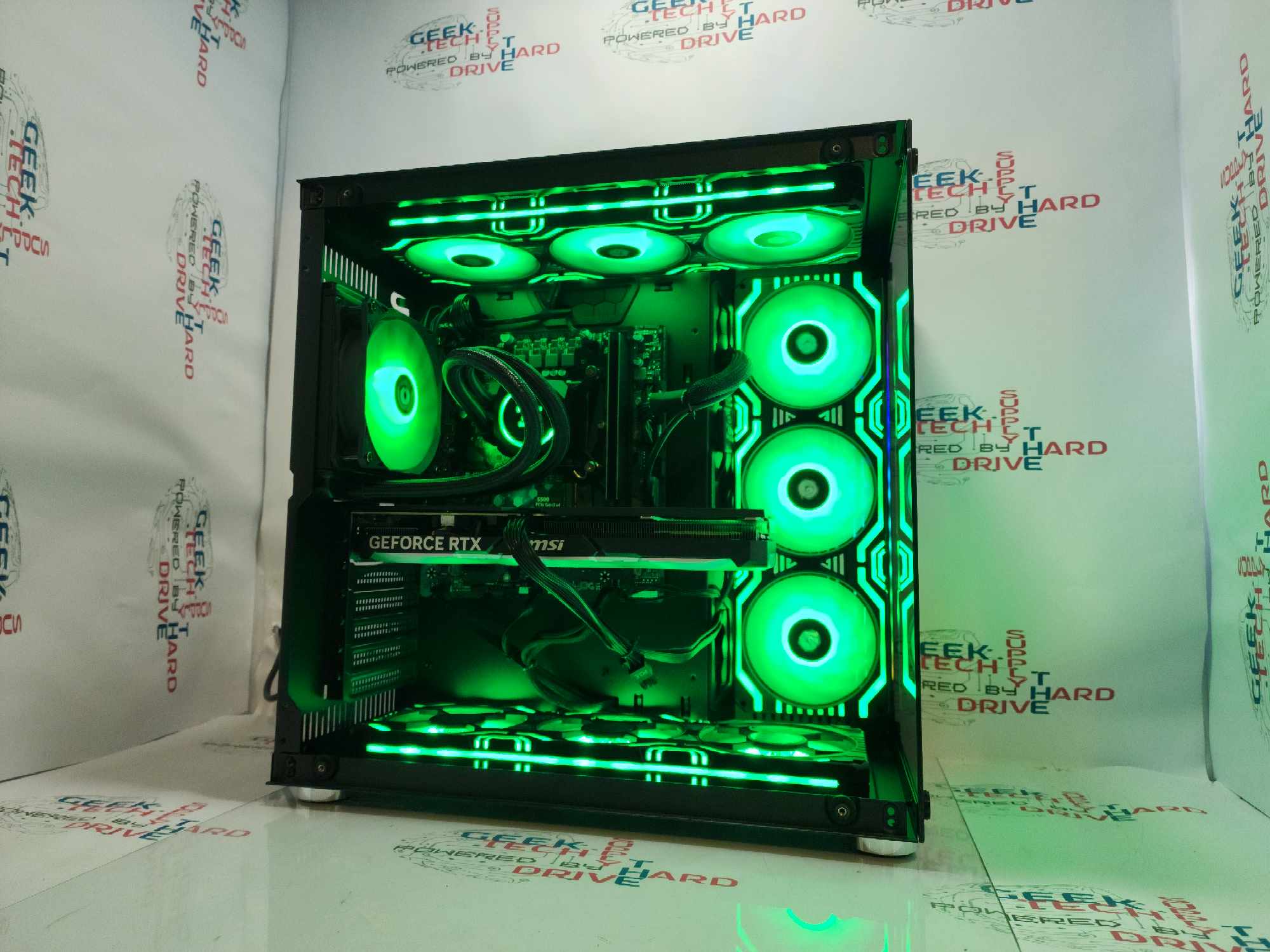 Custom Gaming PC Desktop Computer - Intel Core i7, NVIDIA GeForce RTX 5070, 2TB M2 SSD, 32GB DDR5 RAM, VR Ready, B760 Motherboard - Ultimate Gaming & Streaming Setup for Esports & 4K Gaming