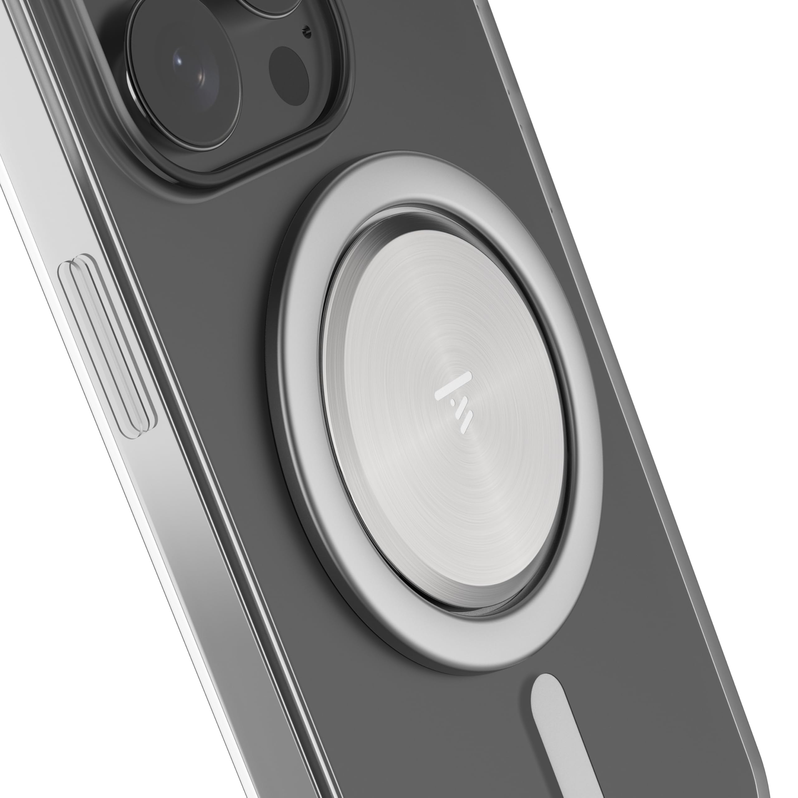 Ultra Thin MagSafe Grip Stand: One-Hand Pop, 10x Expandable, Space-Grade Steel, Removable for Wireless Charging - Slim Design for iPhone 14/13/12 Series - Perfect for Work, Travel, and Daily Use