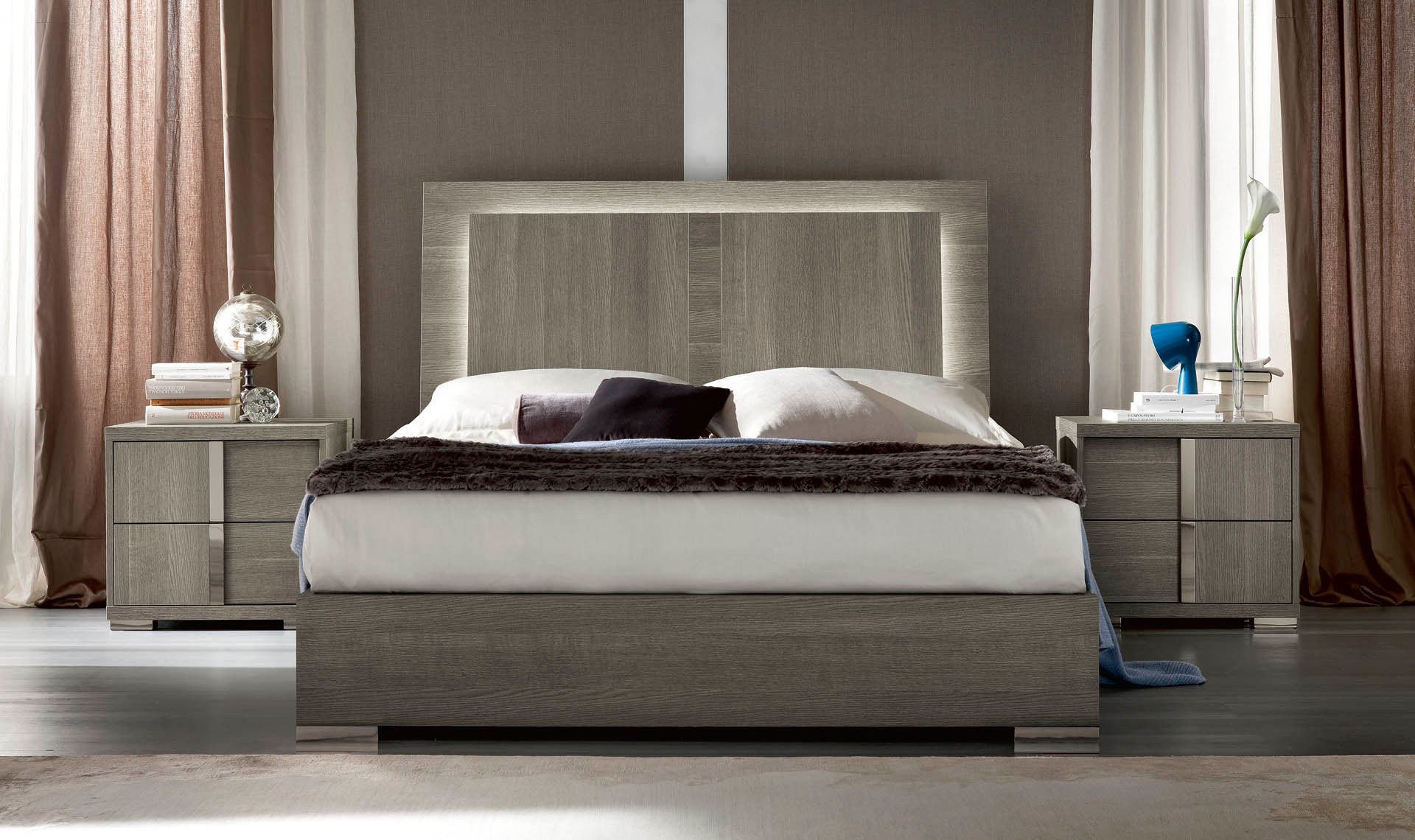 ALF TIVOLI BEDROOM COLLECTION - Luxury Bedroom Furniture Set with Nightstand & Dresser - Perfect for Master Bedroom, Guest Room & Home Decor