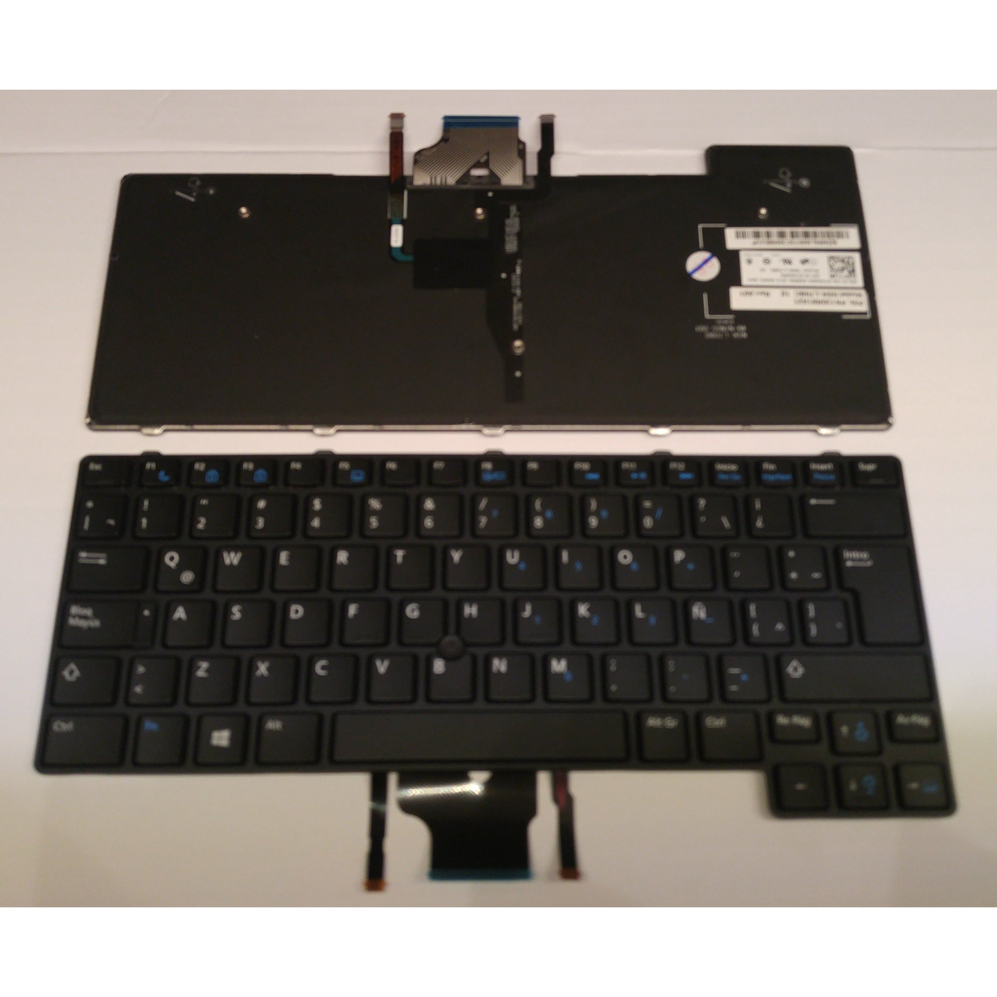 Dell Latitude 6430U Laptop Backlit Keyboard with Pointer - Black (0GVM53/GVM53/0FXJ9G/FXJ9G) | Replacement Keyboard for Business & Office Use
