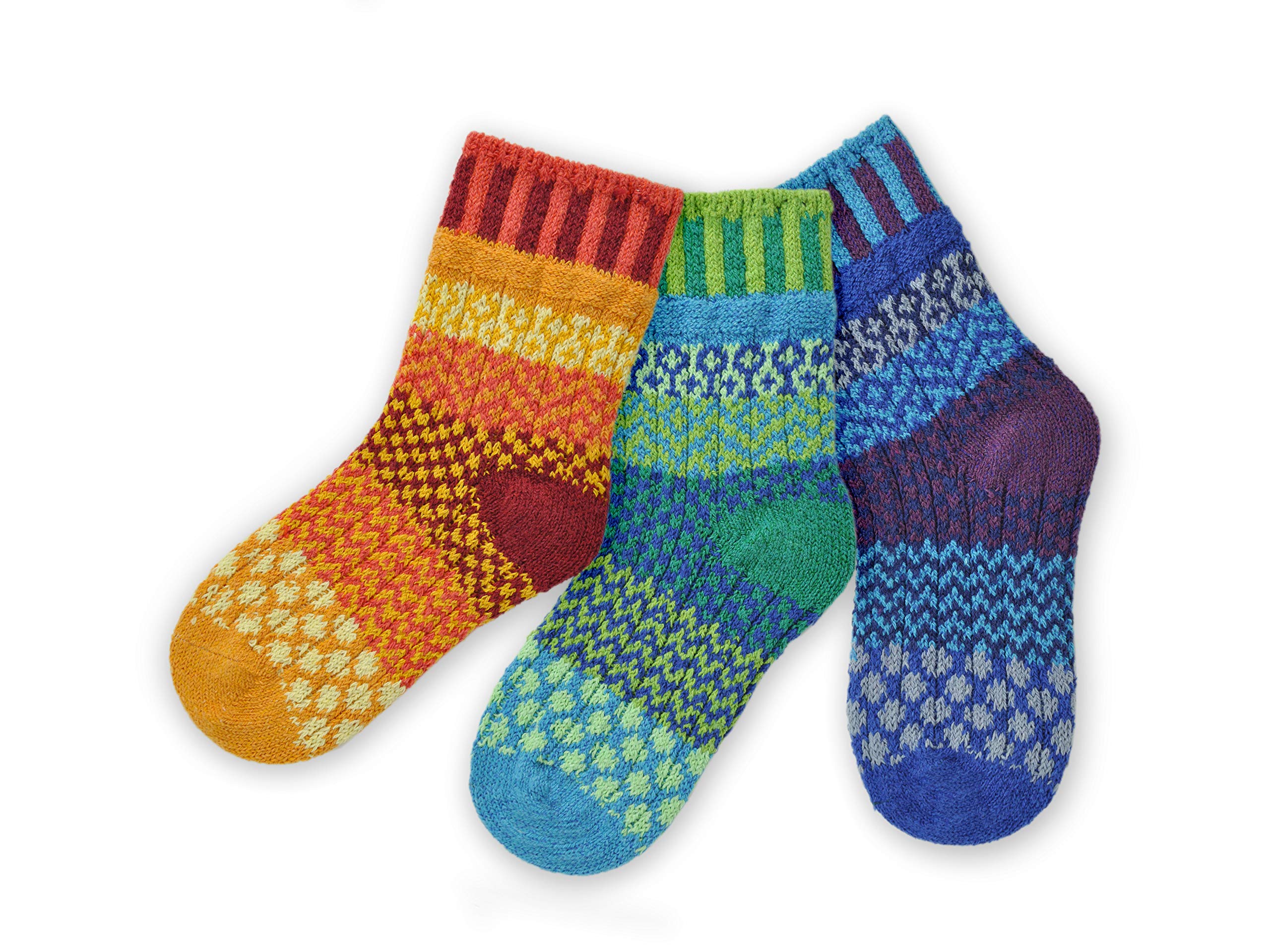 Solmate Mismatched Socks for Girls, Boys, Kids & Toddlers - Fun Colorful Pair with Spare Socks - Perfect for School, Play & Everyday Wear