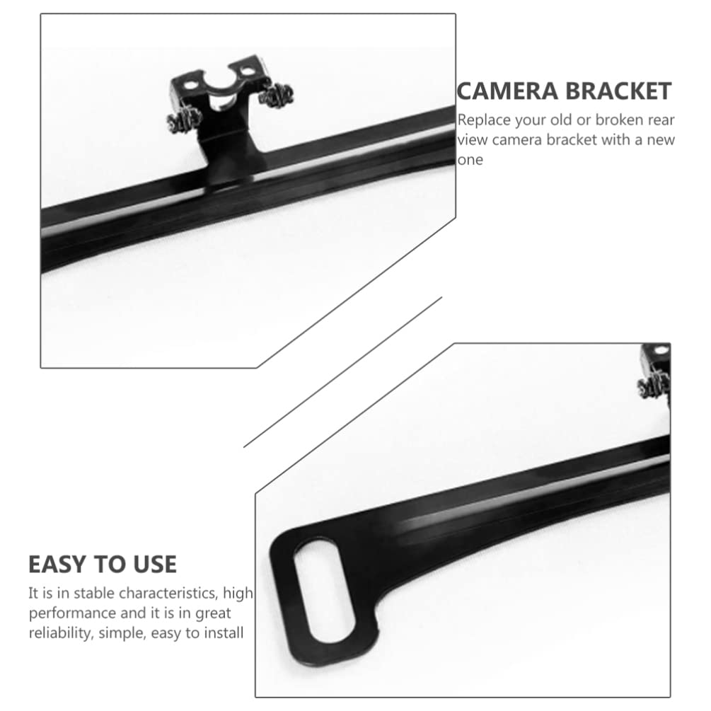 Universal Rear Camera License Plate Bracket - Car Dash Cam Mirror Mount for Backup View Camera | Easy Installation for Trucks, SUVs & Sedans | Enhanced Parking & Night Driving Safety