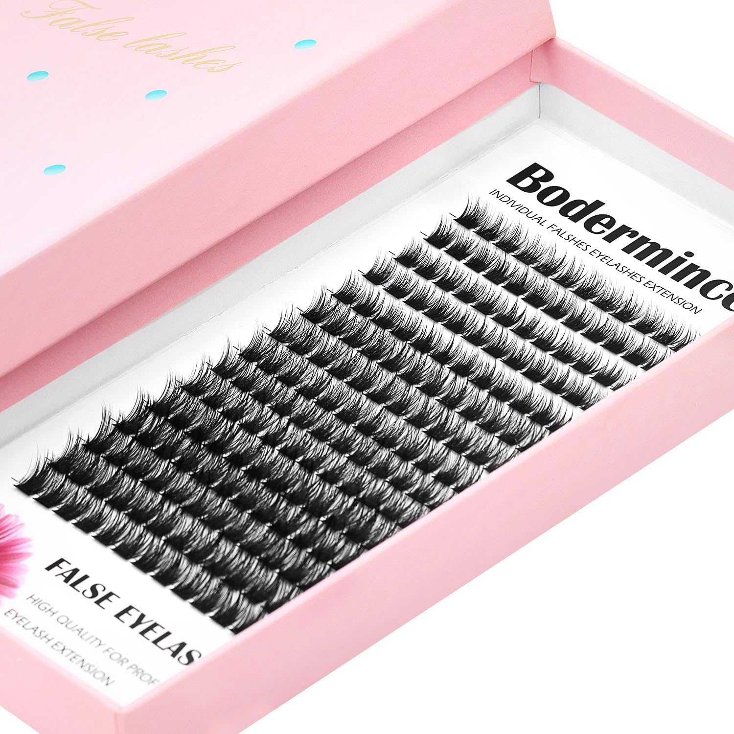 Premium 180pcs D Curl Lash Clusters - Black/Brown Mixed 10-12-14mm Individual Eyelash Extensions for Natural Volume | Professional Salon Quality | Perfect for Weddings, Parties & Daily Wear