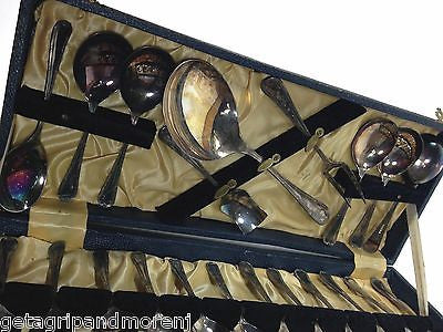 Vintage EPNS Silver Plated Dessert Flatware Set in Original Box - England Made - Perfect for Fine Dining, Tea Parties & Collectors