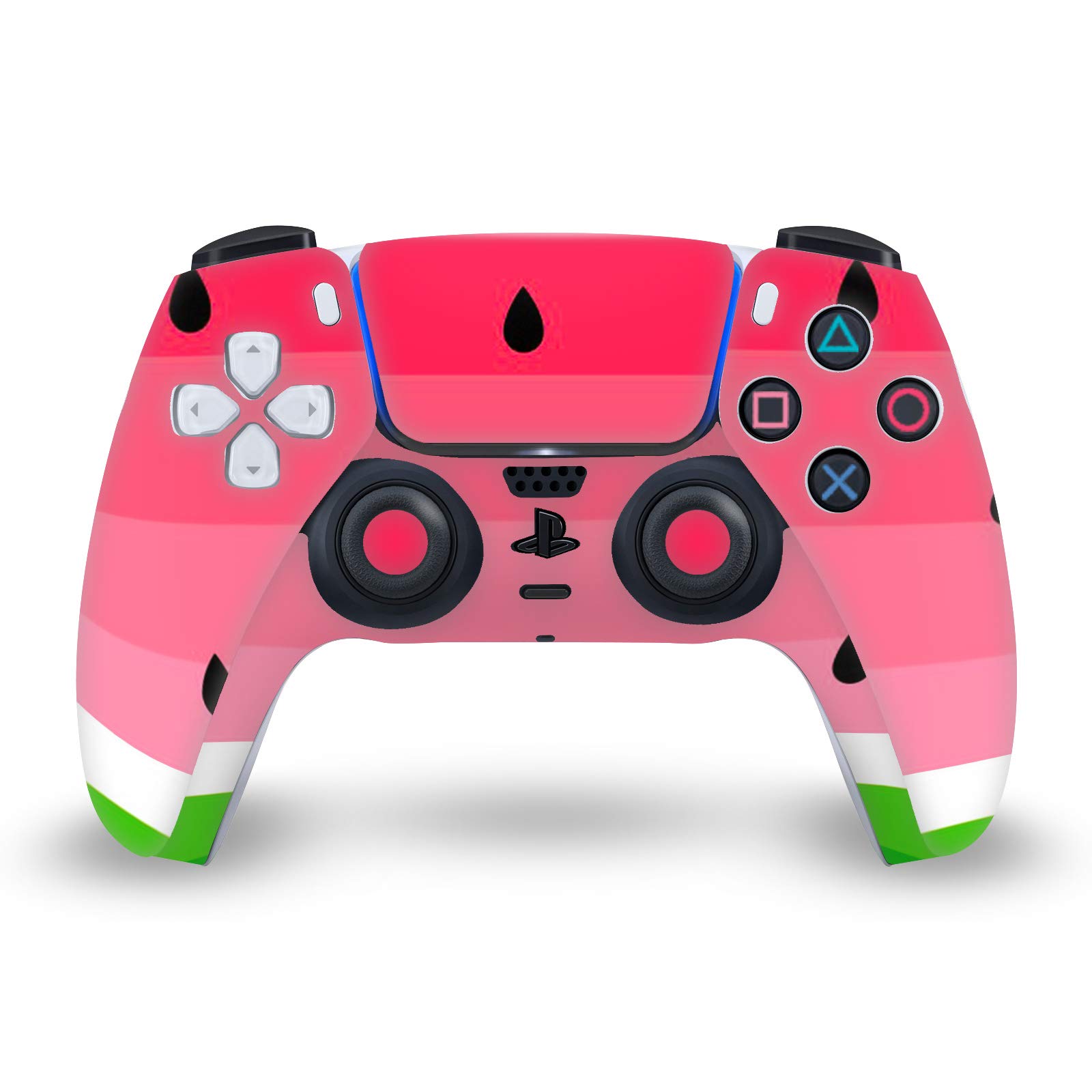 Official Licensed Haroulita Watermelon Mix Art Vinyl Skin Sticker for Sony PlayStation 5 PS5 Slim & Digital Edition Console & DualSense Controller - Gaming Protection & Customization for Playstation Enthusiasts