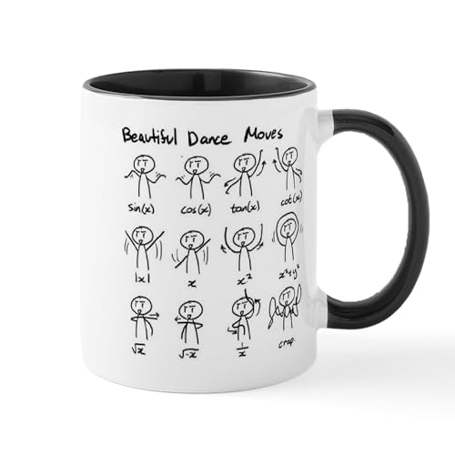 White/Black Inside - Beautiful (Math) Dance Moves Mug
