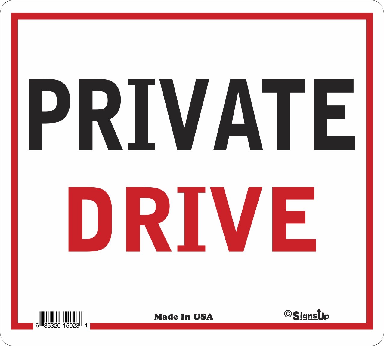 Custom Private Driveway Sign - Personalized Metal or Wooden Driveway Sign for Home Security & Decoration | Perfect for Rural Homes, Farms & Private Property