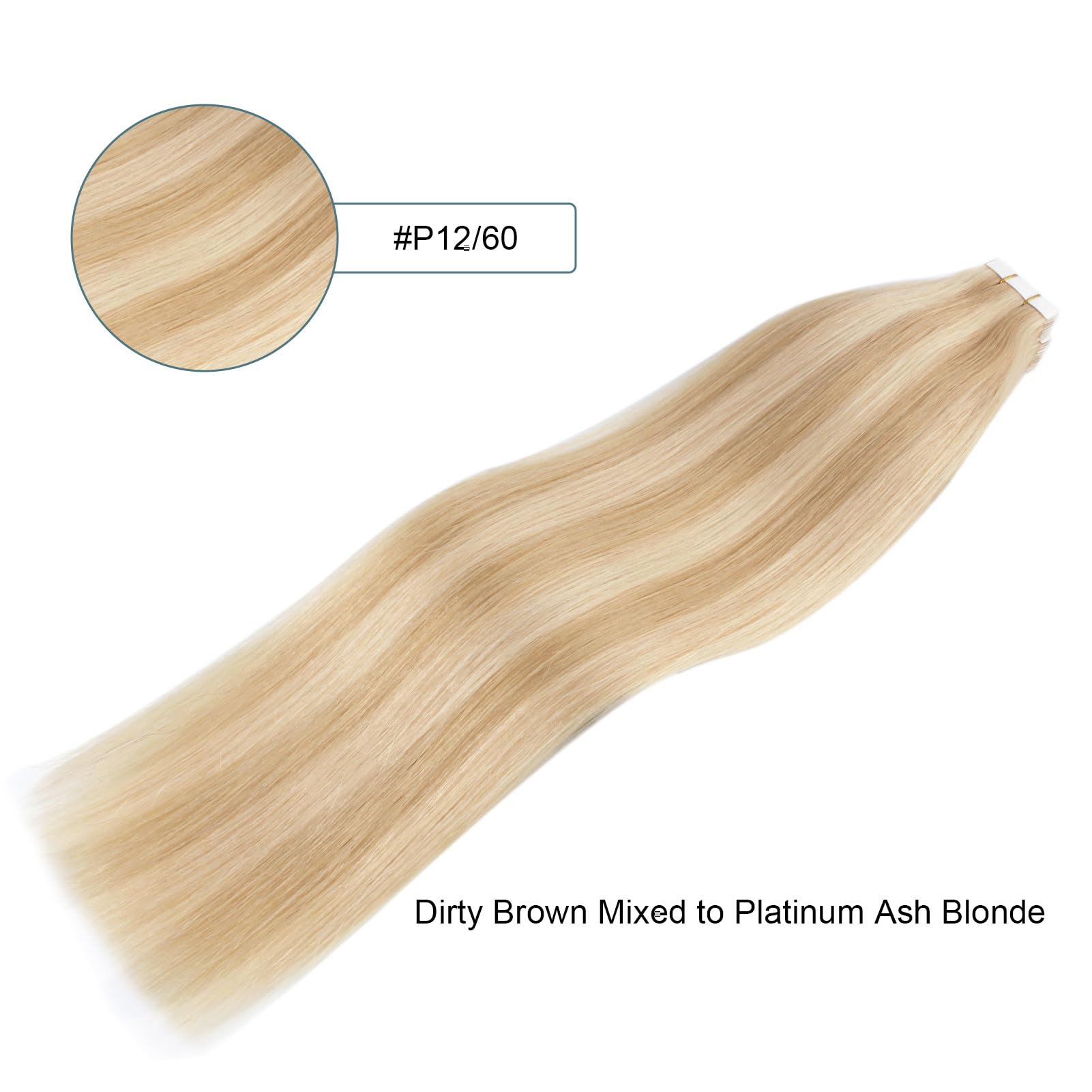 Premium Sassina Tape-In Human Hair Extensions - 16