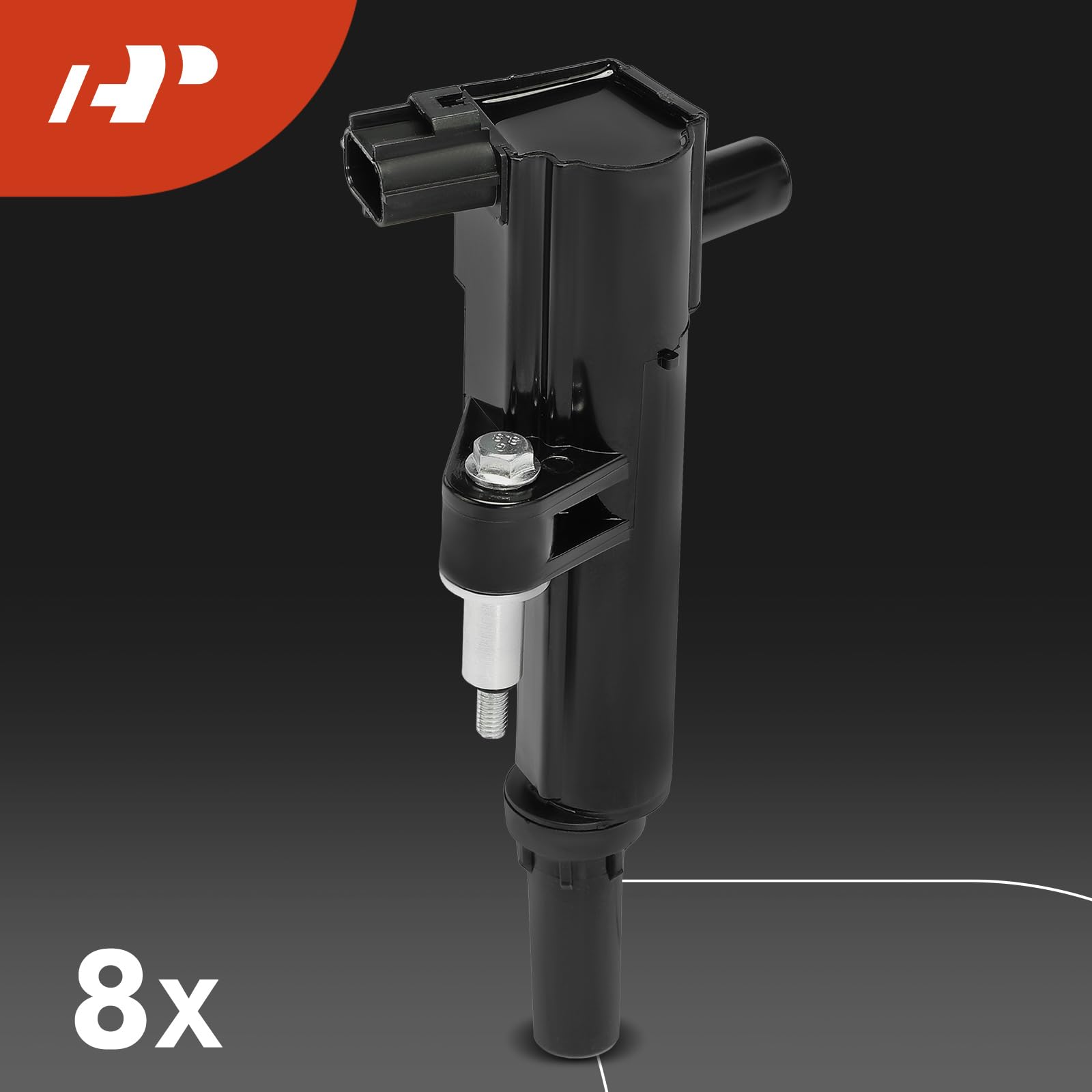 Premium 8-Piece Ignition Coil Pack & Iridium Spark Plugs Kit - Compatible with 2008-2010 Ram 1500, Dakota, Jeep Grand Cherokee, Commander, Dodge Durango & Chrysler Aspen - High Performance Replacement Parts for Smoother Acceleration & Better Fuel Efficiency