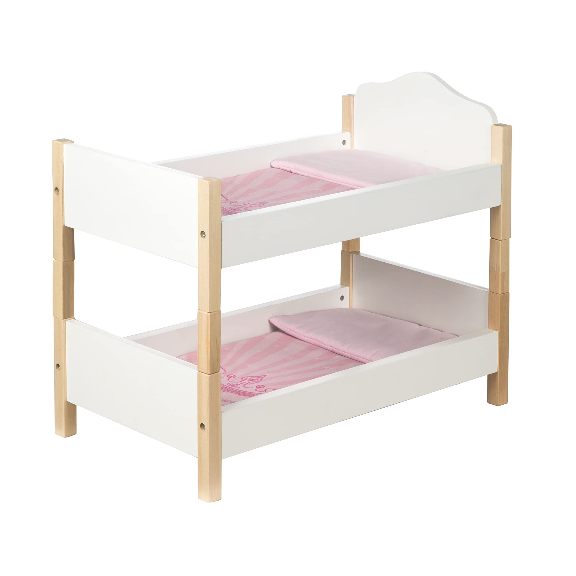 Scarlett Twin Doll Bunk Bed - Wooden Doll Bunk Bed for 18