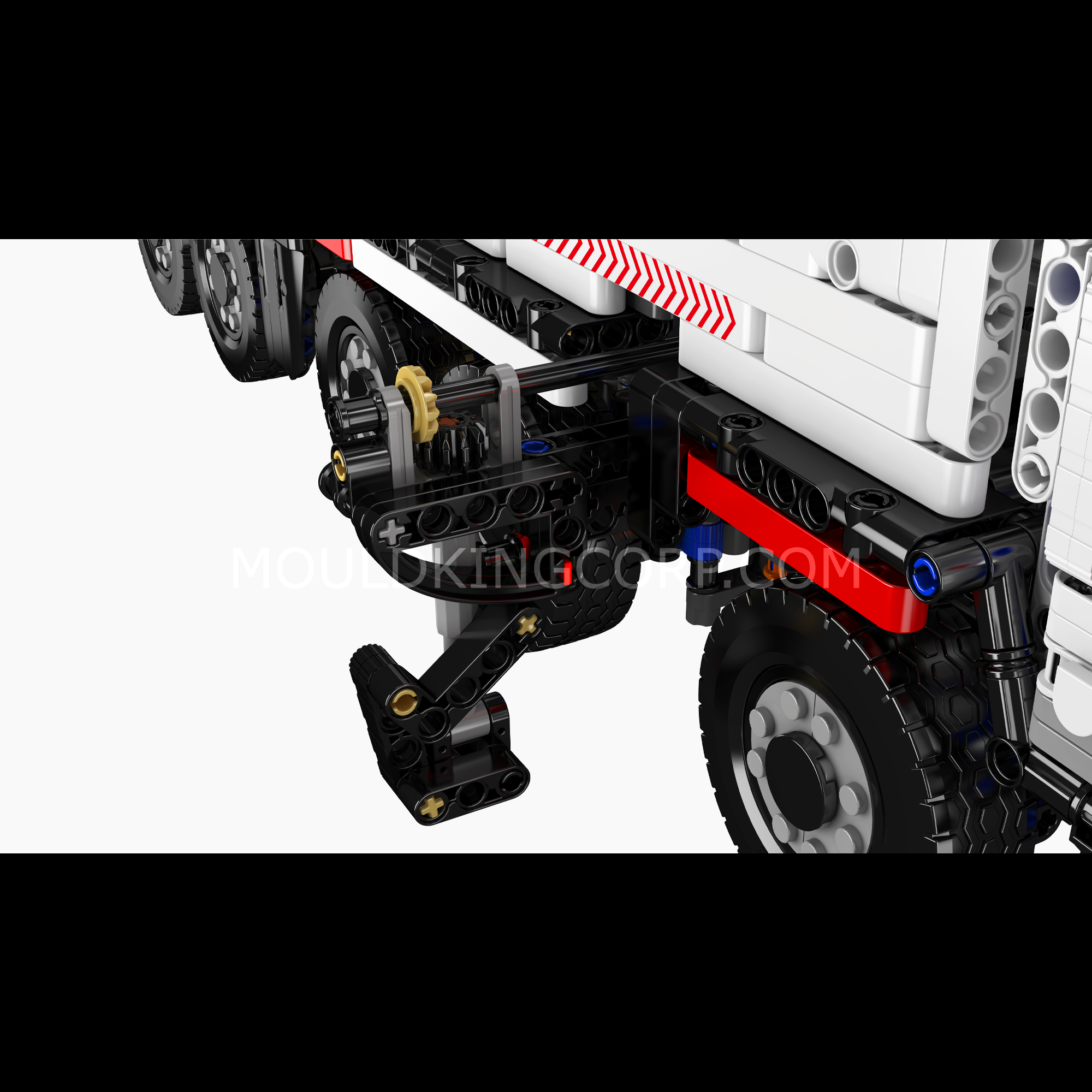 Mould King 17075 Remote Control LTM 1110 Crane Truck Building Kit - 3,248 Piece Construction Set for Adults & Teens | STEM Educational Toy, Engineering Model for Home & Office Display