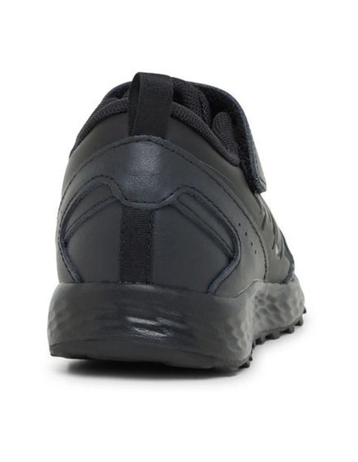New Balance Kids 680 Hook & Loop Black Running Shoes - Lightweight & Comfortable Sneakers for Boys & Girls - Perfect for School, Play & Daily Activities
