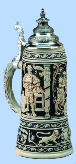 Authentic German Beer Steins - Handcrafted Limited Edition Collectible Drinking Mugs for Oktoberfest & Home Bar Decor - Perfect Gift for Beer Lovers & German Culture Enthusiasts