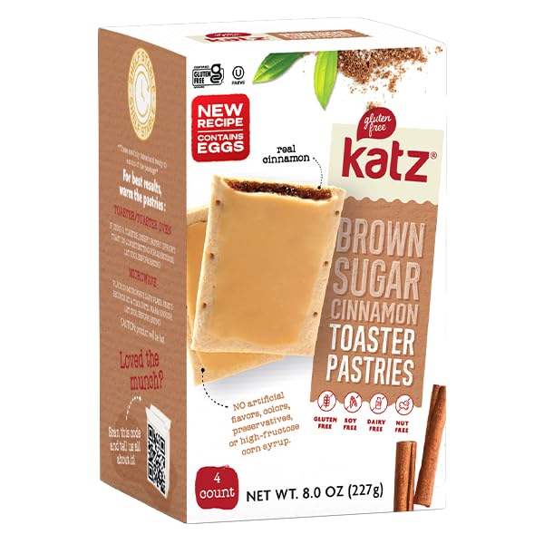 Katz Gluten Free Cinnamon Lovers Variety Pack - 6 Pack | Includes Cinnamon Buns, Toaster Pastries, Rugelach, Donuts & Donut Holes | Nut Free, Soy Free, Kosher Certified | Perfect for Breakfast, Snacks & Desserts | Allergy Friendly Treats for Adults & Kids
