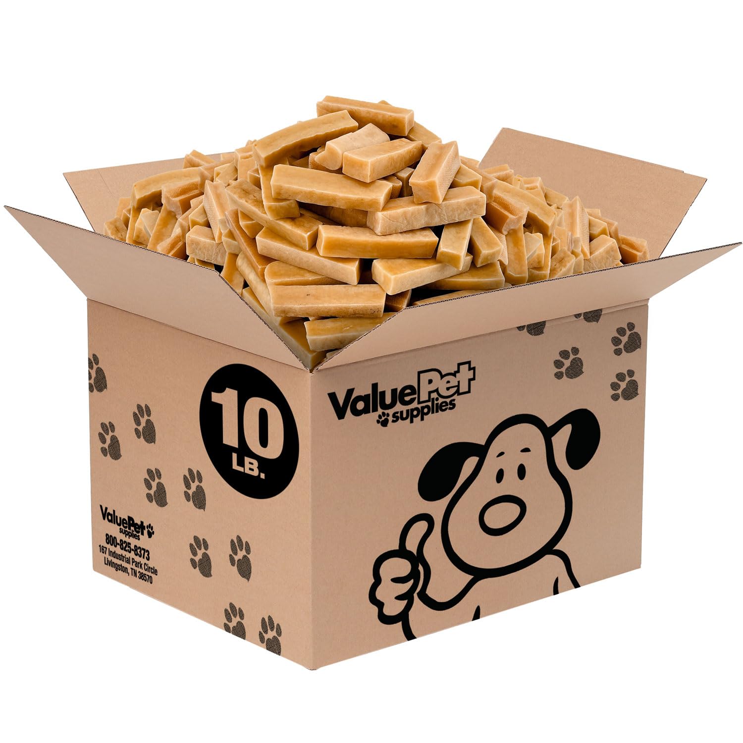 Himalayan Yak Cheese Dog Chews for Aggressive Chewers - 10 lb Bulk Pack, All Natural, Long-Lasting, Healthy & Safe Dog Treats - Low Odor Nepal Yak Milk Chews for Puppies & Adult Dogs - Perfect for Training, Teething, and Dental Health
