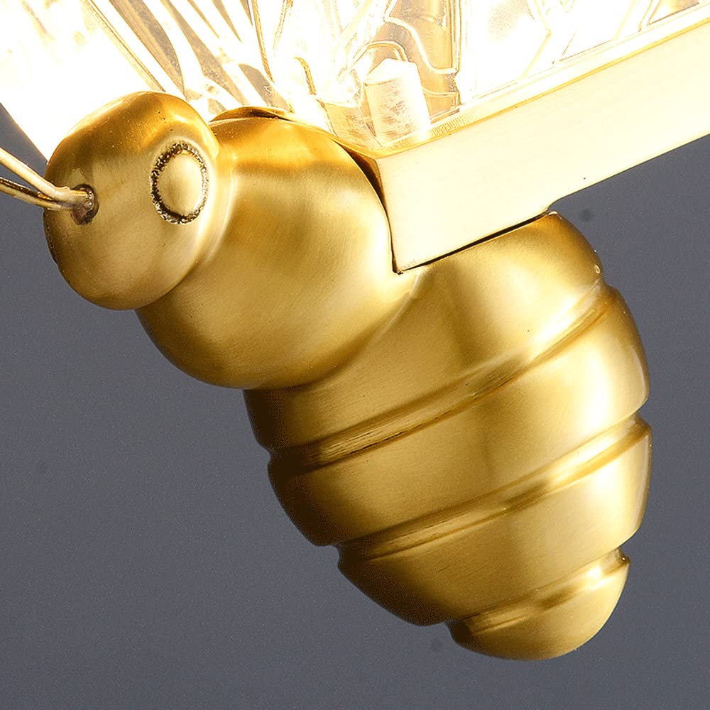 Modern Butterfly Pendant Light Fixture - 1-Light Warm White Ceiling Chandelier for Dining Room, Kitchen Island, Bedroom & Kids Room | Creative Hanging Lamp for Home Decor & Ambient Lighting