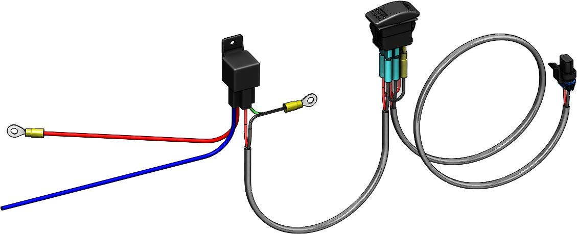 KFI 574656 Wire Harness for Hydraulic Actuator 105940 - Replacement Part for Snow Plow & Tractor Equipment - Perfect for Winter Maintenance & Agricultural Machinery Repairs