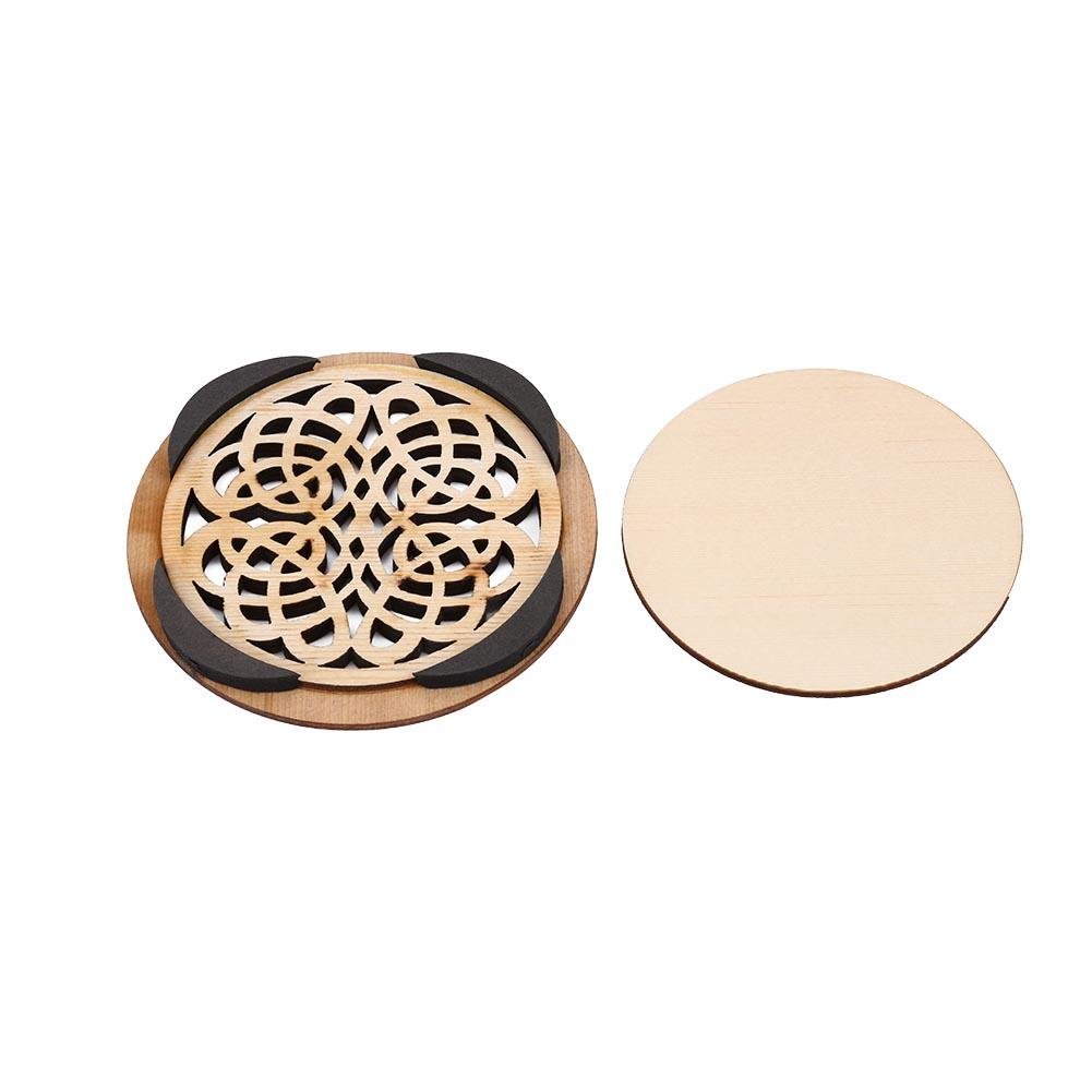 Vbestlife Wooden Guitar Soundhole Cover with Sponge - Acoustic Classic Guitar 41'' Sound Hole Protector (#6) - Perfect for Noise Reduction & Practice Sessions