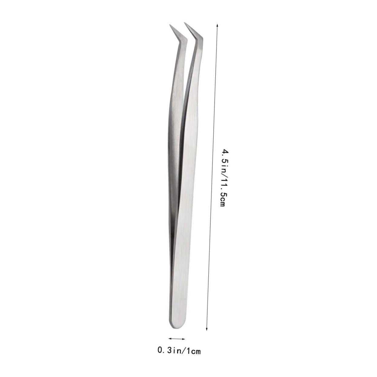 **Premium Stainless Steel False Eyelash Tweezers & Applicator – Precision Makeup Tool for Women – Perfect for Lash Extensions, DIY Makeup & Professional Salon Use**