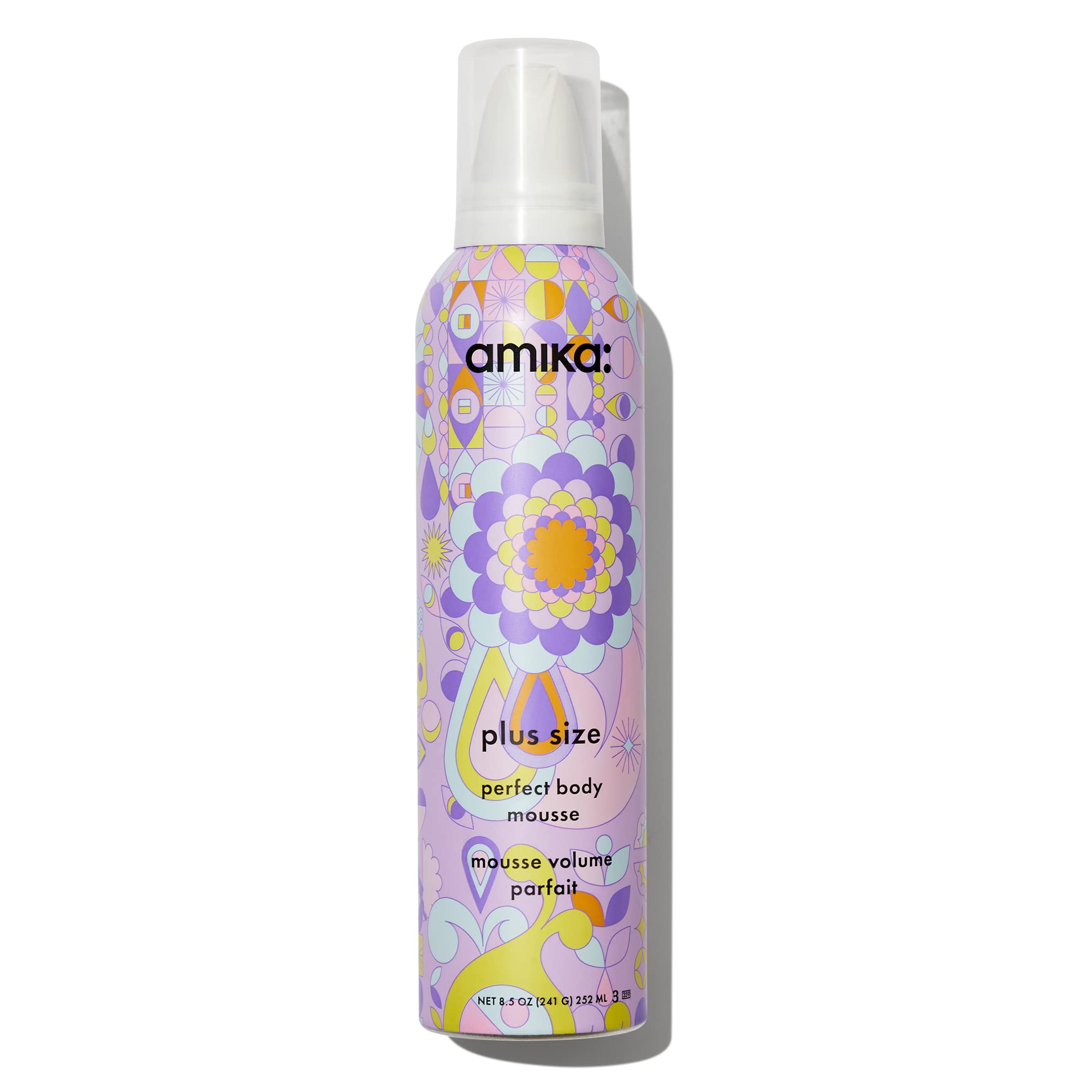 Amika Plus Size Perfect Body Mousse for Curves - Volumizing & Shaping Styling Foam for Women's Hair | Great for Special Occasions & Everyday Glam