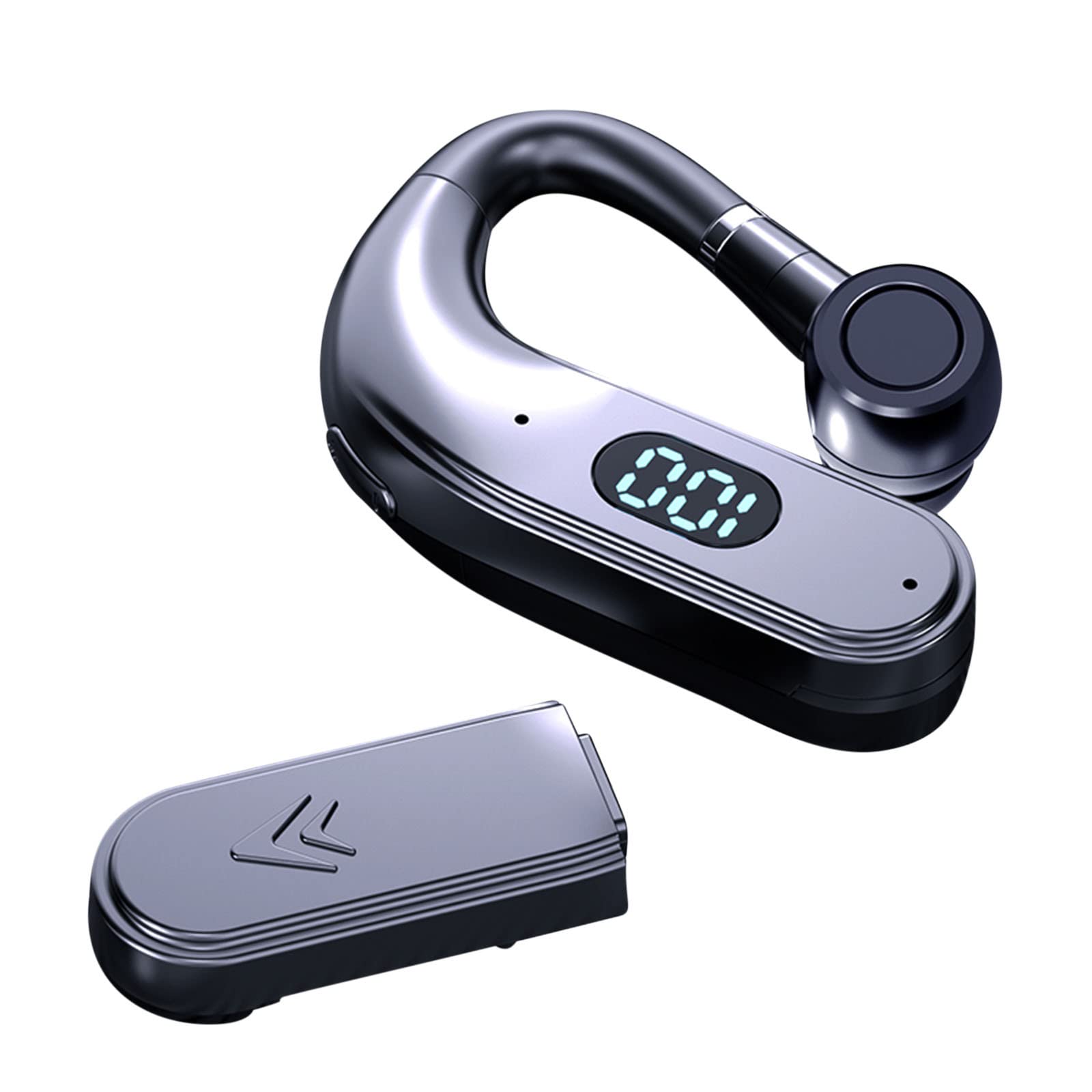 Wireless Bluetooth Earbuds - Single Ear Stereo In-Ear Headphones for Hands-Free Calls, Business, Driving & Sports | Lightweight & Comfortable for All-Day Use