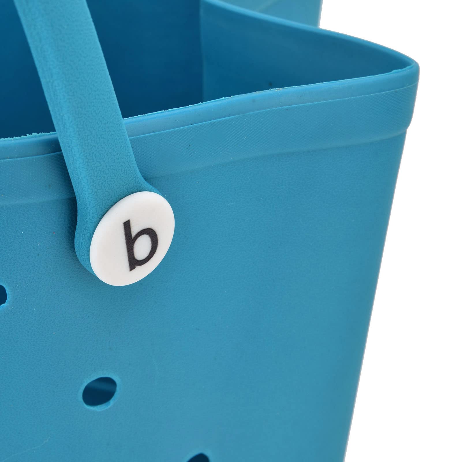 UBERSWEET® Premium EVA Beach Bag - Waterproof & Durable Tote for Cosmetics, Shampoo, Toys & Beach Essentials in Cyan | Perfect for Pool, Vacation & Summer Outings