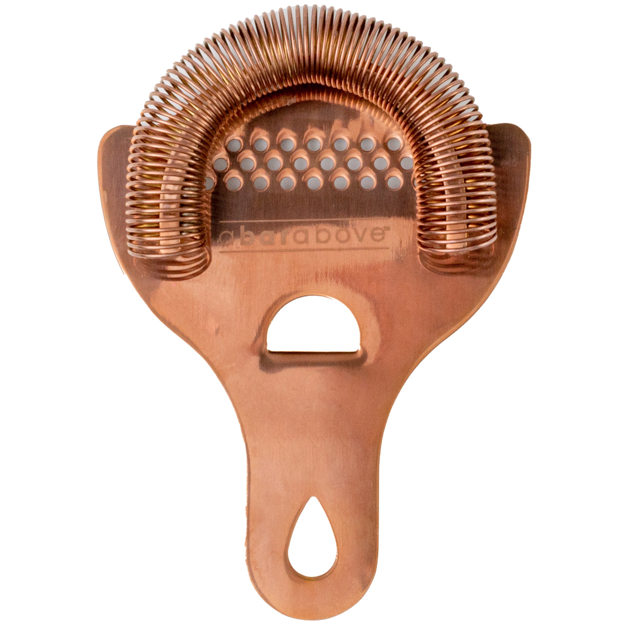 Vintage Antique Copper Hawthorne Strainer - Premium Cocktail & Bar Tool for Mixologists (Bulk Packaging) | Perfect for Craft Cocktails, Home Bars & Professional Bartending