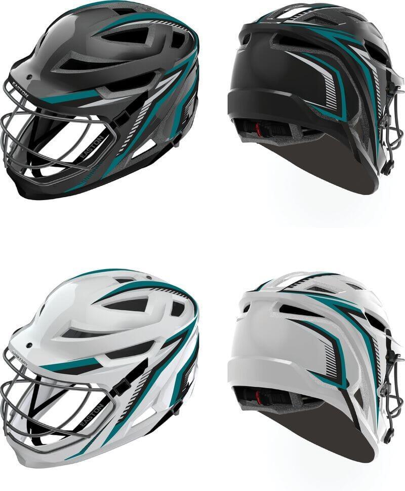 Easton Hellcat Slowpitch Softball Helmet Decal Kit - Custom Stickers for Baseball & Softball Helmets - Perfect for Team Uniforms, Tournaments & Player Personalization