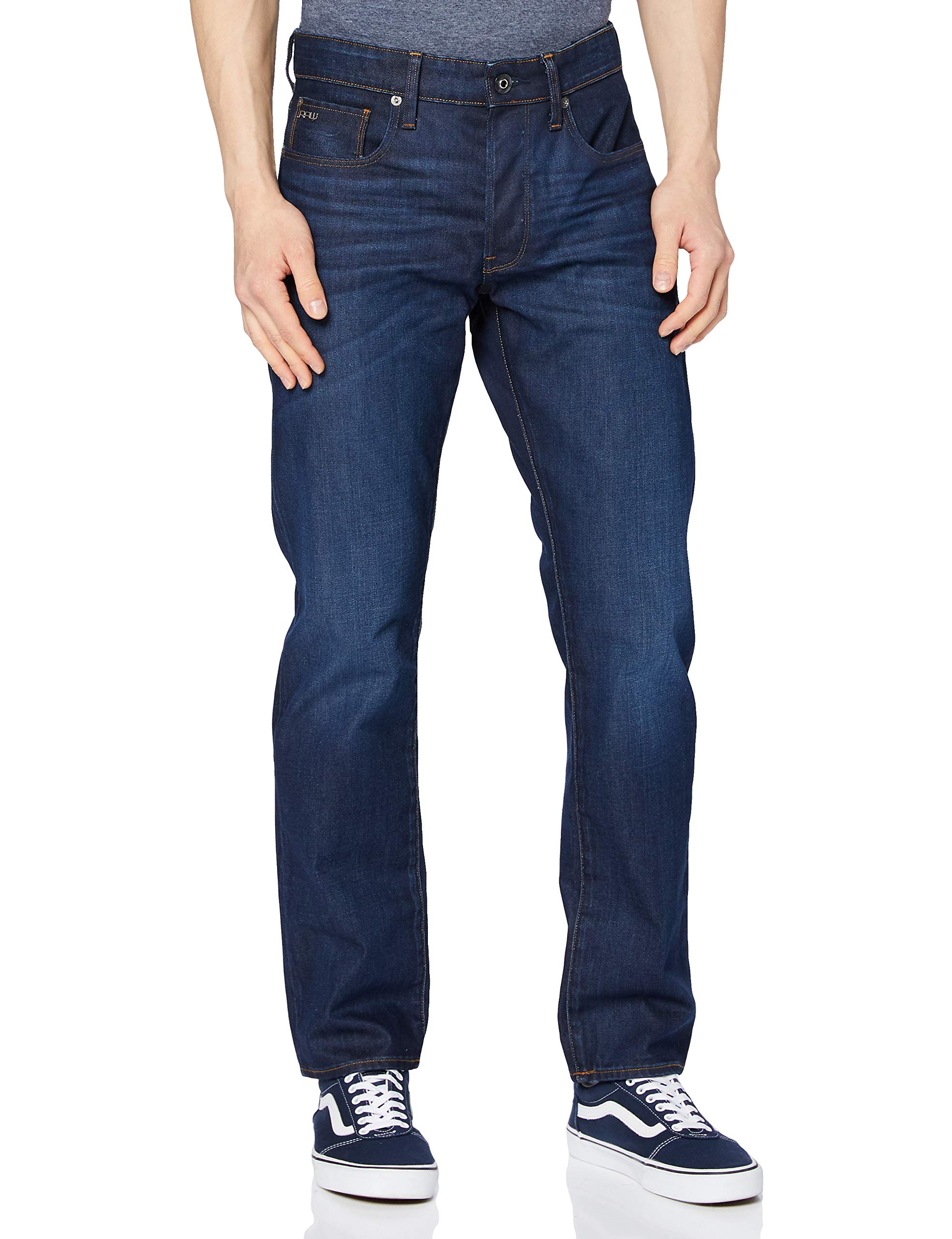 G-Star Raw Men's 3301 Hydrite Denim Straight-Leg Jeans | Classic Fit, Comfortable & Durable | Perfect for Casual Wear, Work & Everyday Outfits